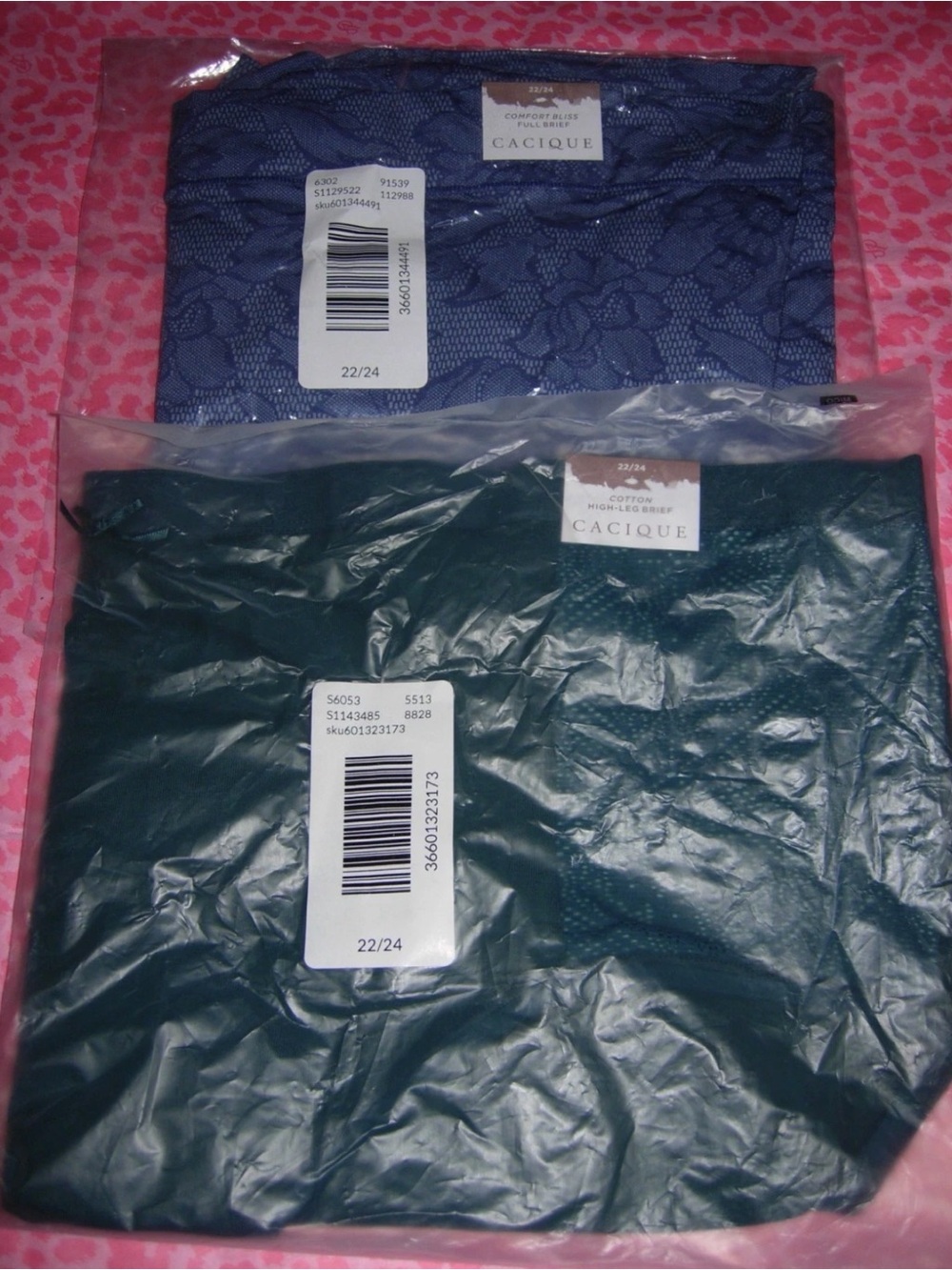 Lot Two Cacique Lane Bryant Panties Sz 22/24 NWT